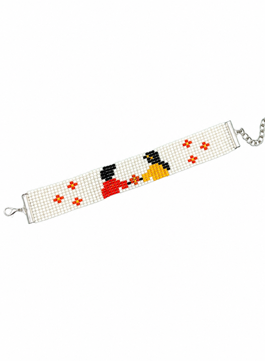 Handcrafted Sister & Brother Rakhi Story Bracelet | Handmade Loom Beaded Rakhi for Brother