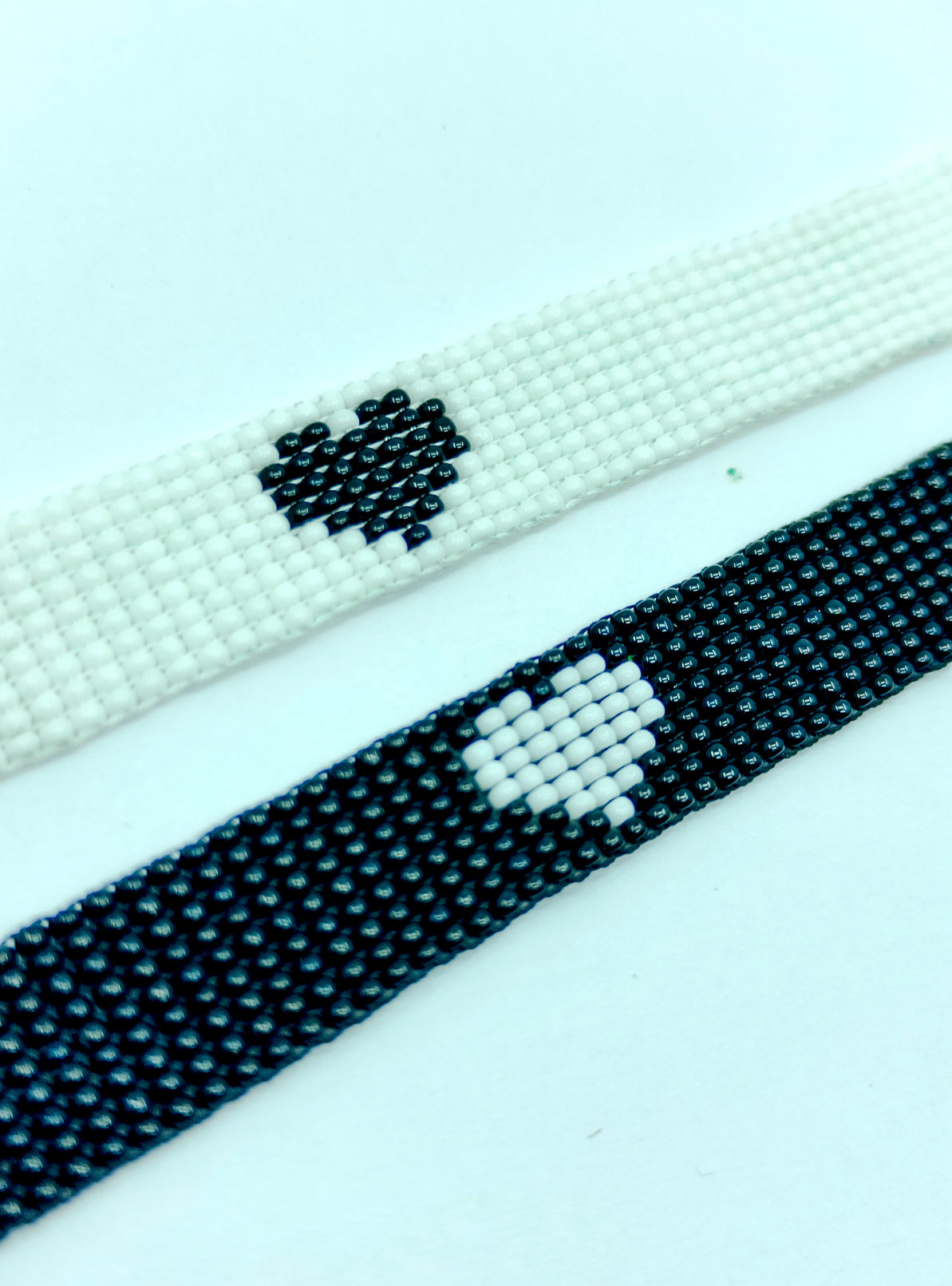 Handcrafted Heart Motif Matching Couple Bracelets – His & Hers Set